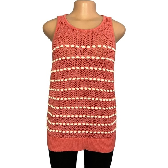 3/$30 🍂 Loft Bobble Sweater Tank Top Frosty Mocha - Picture 1 of 8